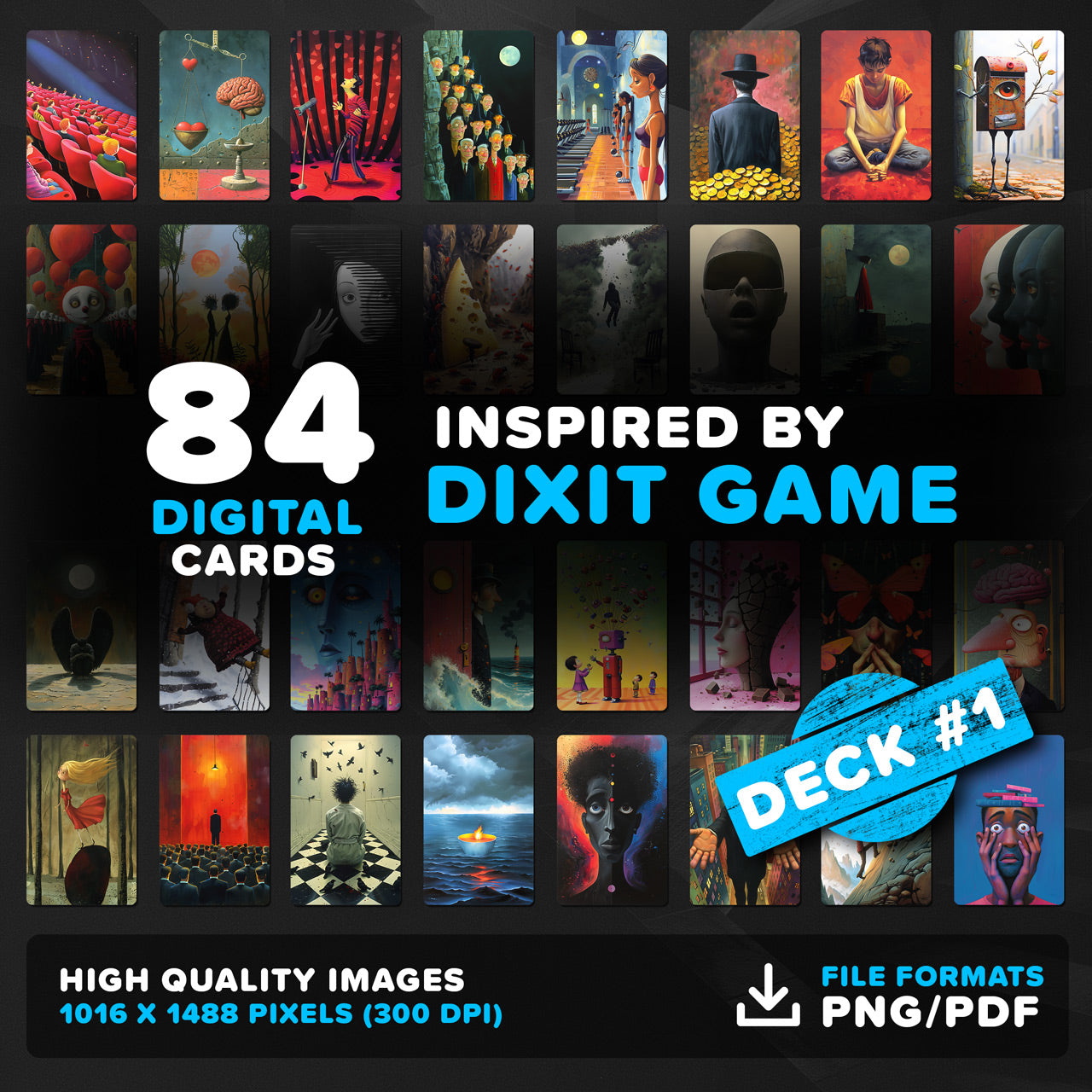 Exclusive Deck #01 | Digital Cards Inspired by the Dixit Game