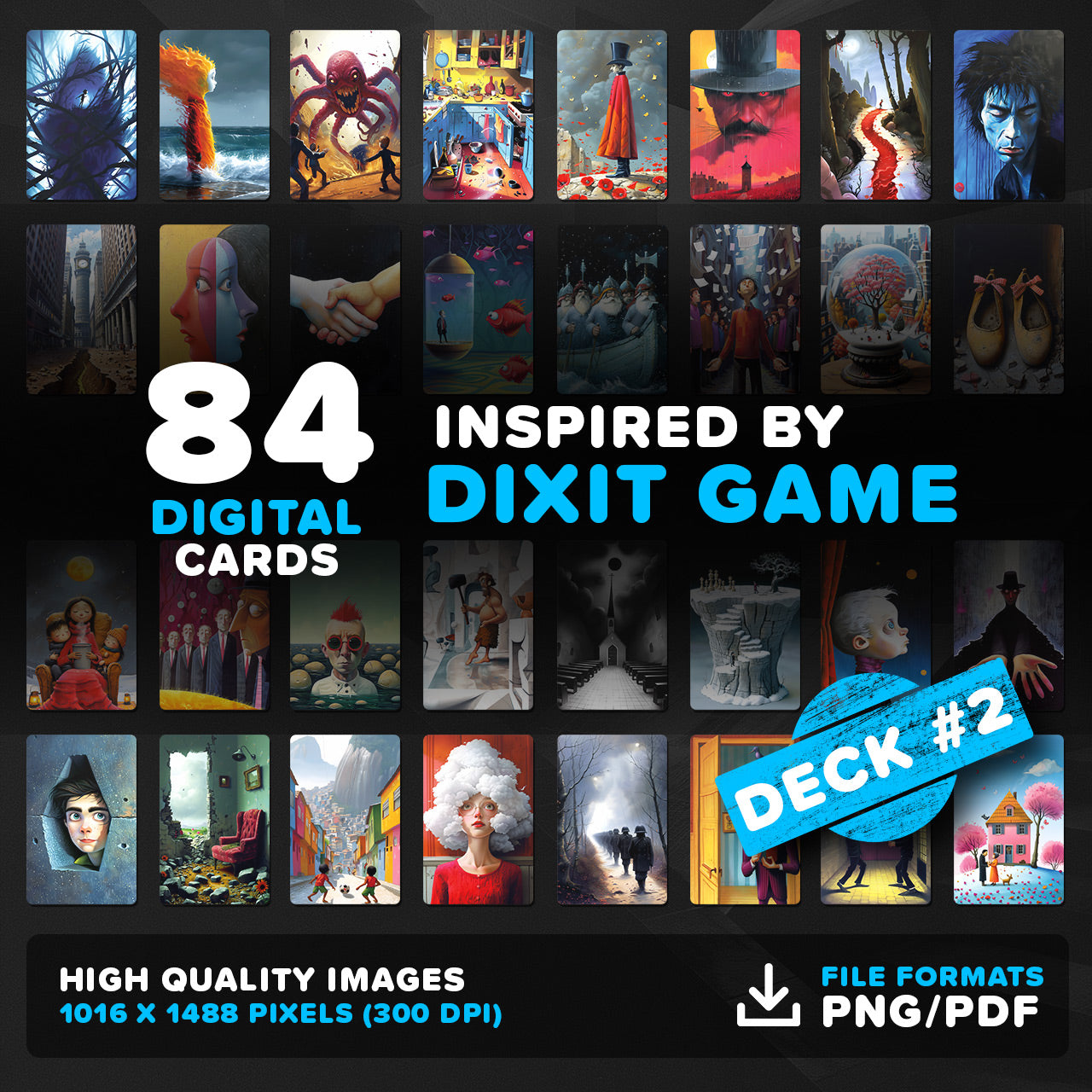 Exclusive Deck #02 | Digital Cards Inspired by the Dixit Game